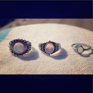 Set of 3 rings. Various sizing. Last chance sale!